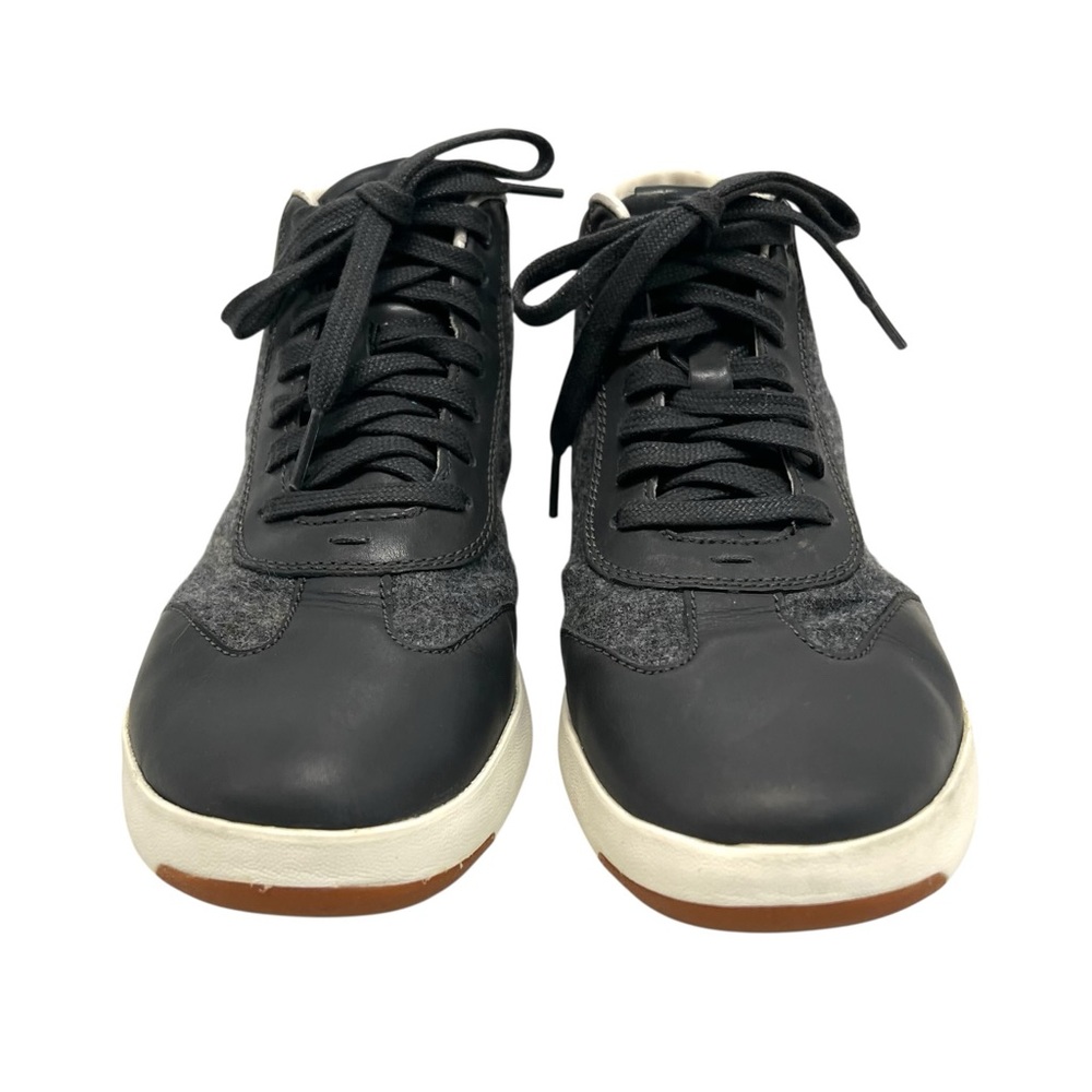 Cole Haan GrandPro Gray Leather & Wool Hi Top Casual Sneakers Women’s 7.5 - Picture 3 of 14